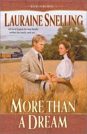 More than a dream / Lauraine Snelling. Cover Image