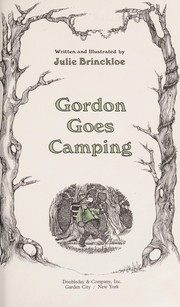 Gordon goes camping. Cover Image