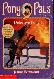 Detective pony  Cover Image