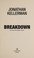 Go to record Breakdown : an Alex Delaware novel