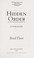 Go to record Hidden order : a thriller