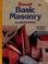 Go to record Basic masonry illustrated