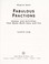 Go to record Fabulous fractions : games and activities that make math e...