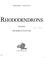 Go to record Rhododendrons