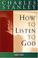 Go to record How to listen to God