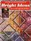 Go to record Georgia Bonesteel's bright ideas for lap quilting.