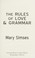 Go to record The rules of love & grammar